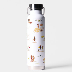 BOTELLA DE AGUA PERSONAJES DE PLAYA