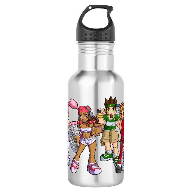 Botella De Agua Personajes De Tenis De Anime (Anverso)