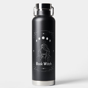Botella De Agua Personaliza Libro de Tarot Amante Bruja Club Magia