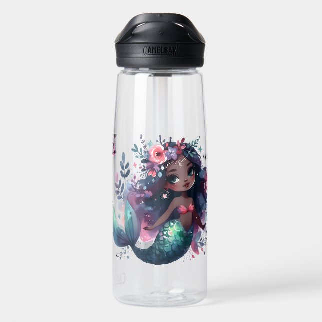 Botella De Agua Personaliza Sirena  (Atrás)