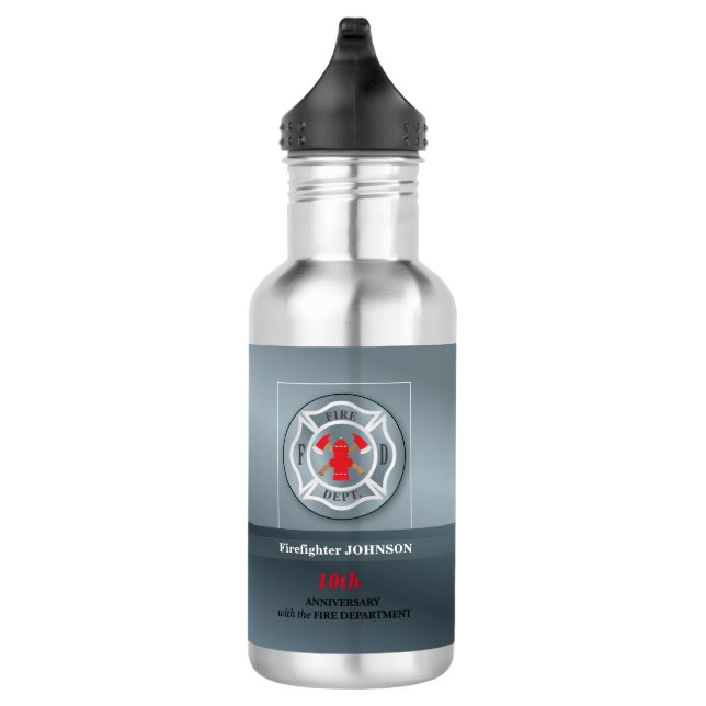 Botella De Agua Personalizable, aniversario con Departamento de Bo (Derecha)