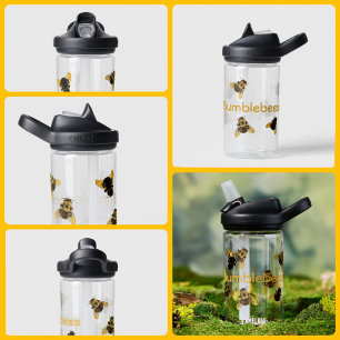 Botella De Agua Personalizable de niño con abejorros fotográficos