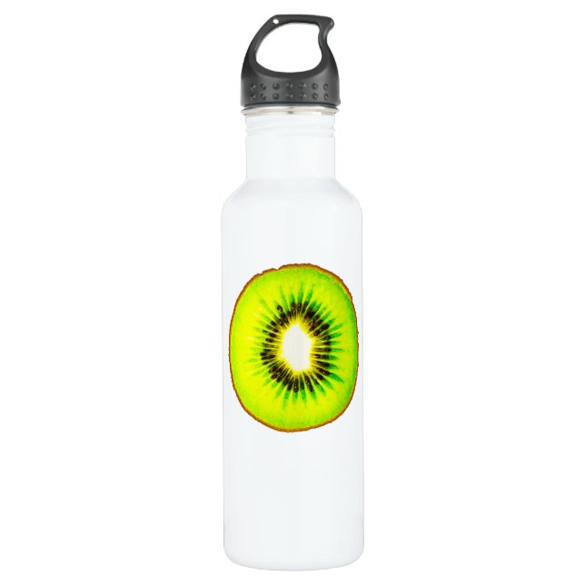 Botella De Agua personalizable de un kiwi (Anverso)