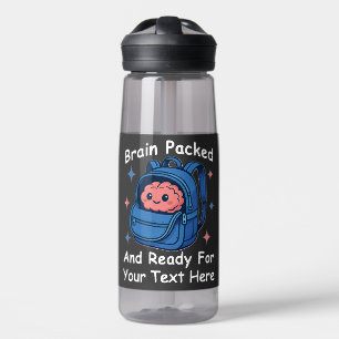 Botella De Agua Personalizable de vuelta a la escuela "listo para