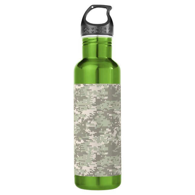 Botella De Agua Personalizable urbano de Digitaces Camo de la (Anverso)