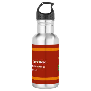 Botella De Agua Personalización del emblema de Defensa del Cuerpo