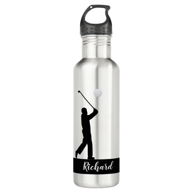Botella De Agua Personalización del golf en golf (Anverso)