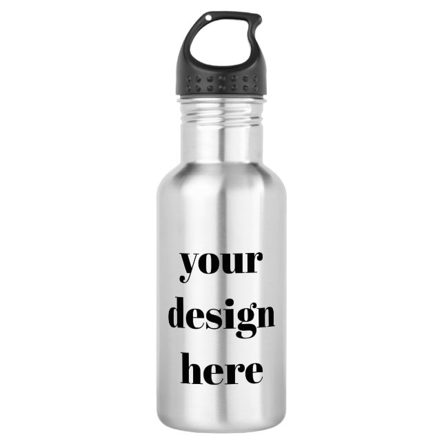 Botella De Agua Personalización o Personalizar (Anverso)