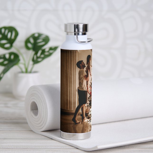 Botella de agua personalizada (Yoga (girado))