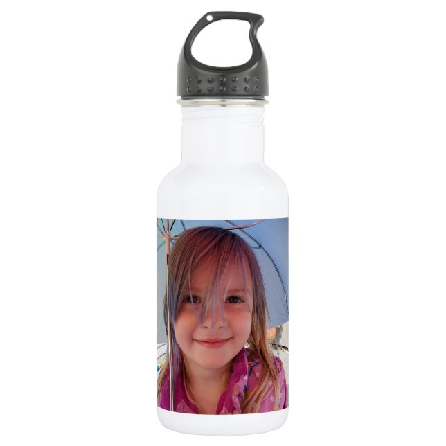 Botella de Agua Personalizada, ¡Añade tu Foto!  (Anverso)