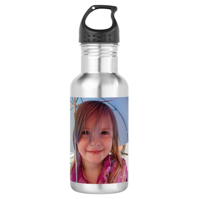 Botella De Agua Personalizada, Añade Tu Foto! (Anverso)