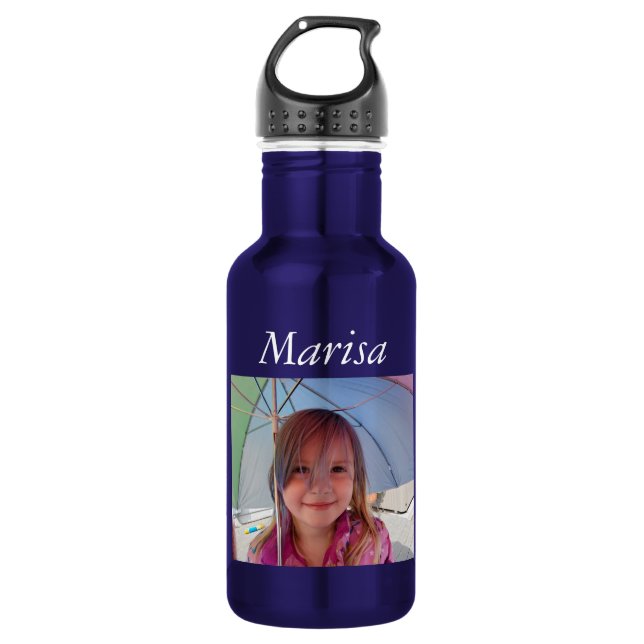 Botella De Agua Personalizada, Añade Tu Foto! (Anverso)