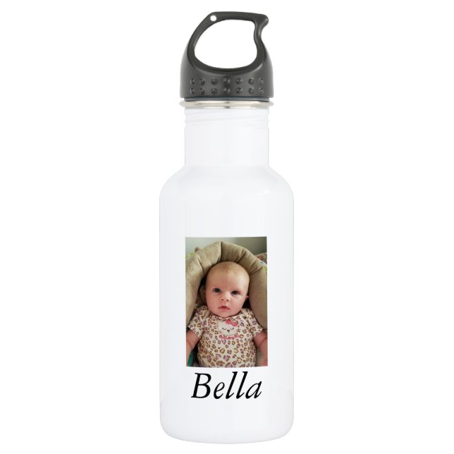 Botella De Agua Personalizada, Añade Tu Foto! (Anverso)