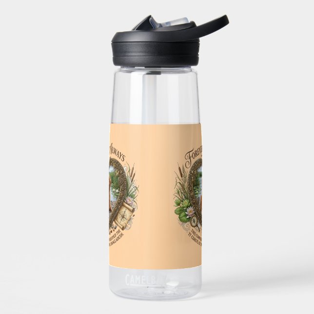 Botella de agua personalizada con foto de perro (Izquierdo)