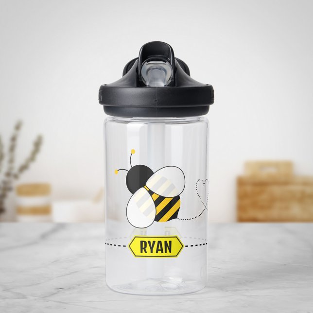 Botella de agua personalizada de Abete Cute para n (Subido por el creador)