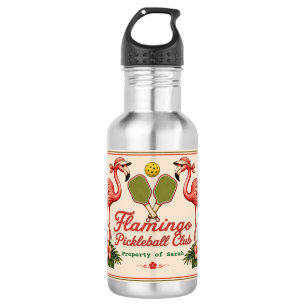 Botella de agua personalizada de pickleball de fla