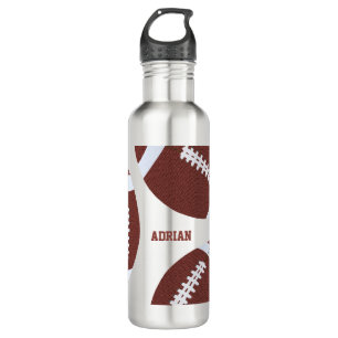 Botella De Agua Personalizada la gridiron Ball de fútbol americano
