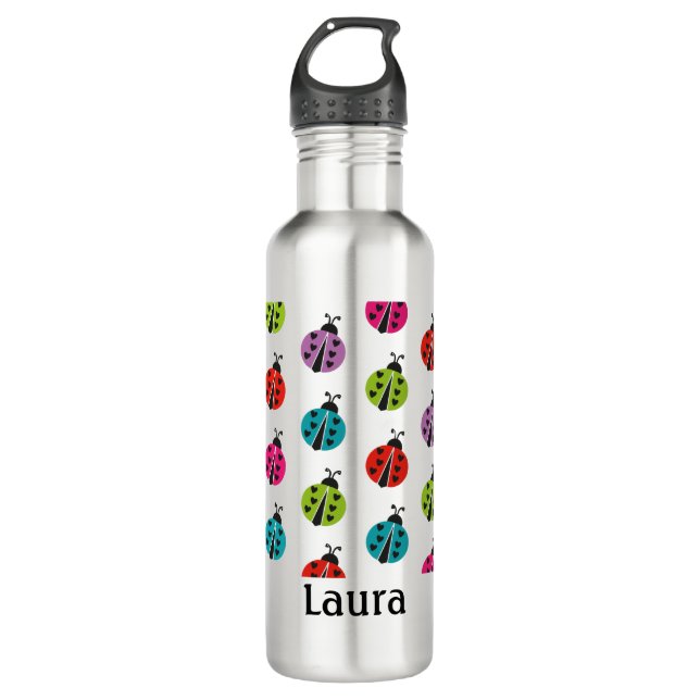 Botella De Agua Personalizada la Ladybug Girona (Anverso)