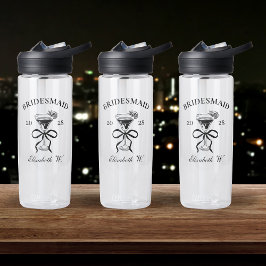 Botella de agua personalizada para damas de honor,