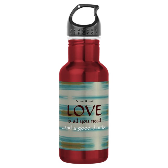 Botella de agua personalizada para el personal de  (Anverso)
