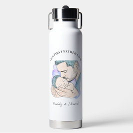 Botella de agua personalizada para el primer día d