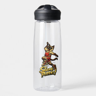 Botella de agua personalizada para gato siamés de