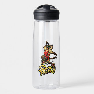 Botella de agua personalizada para gato siamés de 