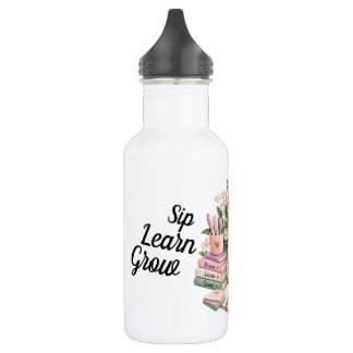 Botella de agua personalizada para niñas, de regre