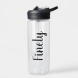 Botella de agua personalizada para niños, nombre p<br><div class="desc">Haz que volver a la escuela o al campamento de verano sea aún más emocionante con este vibrante diseño personalizado de botella de agua para niños. Con gráficos coloridos y divertidos y adorables iconos que capturan el espíritu de la aventura infantil, esta botella de agua con nombre personalizado mantendrá a...</div>