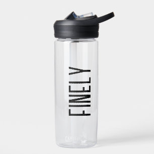 Botella de agua personalizada para niños, nombre p