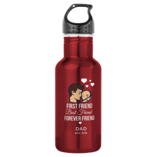 Botella de agua personalizada para papá