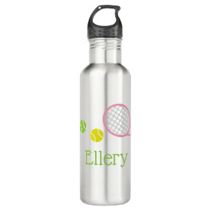 Botella de agua personalizada Preppy Tennis