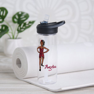 Botella de agua personalizada Ruby Ruffle #1