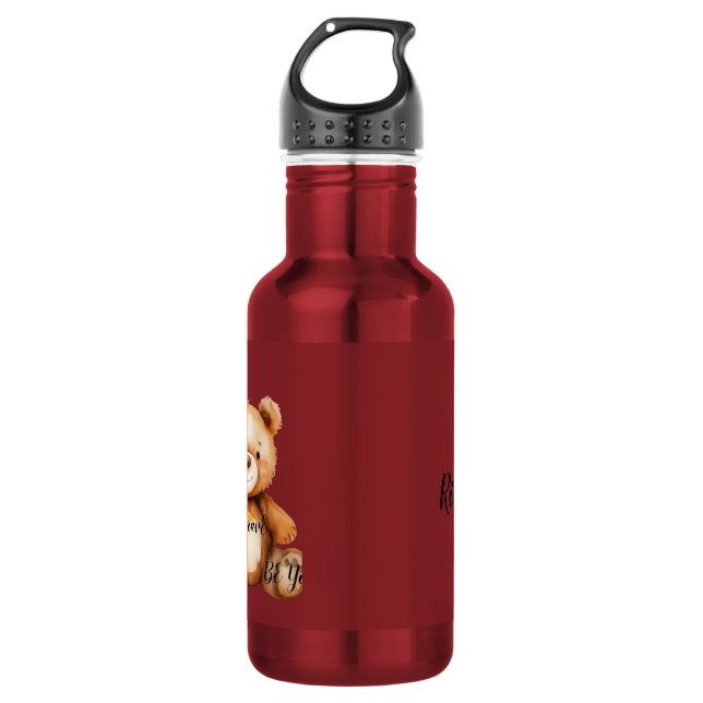 Botella de agua personalizada Sé amable (Anverso)