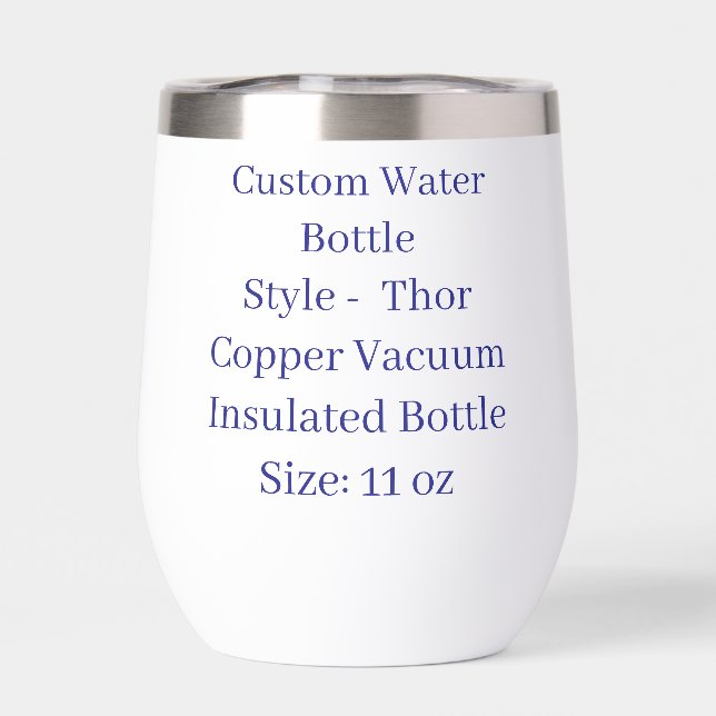 Botella de agua personalizada Thor Copper Vacuum t (Trasero)