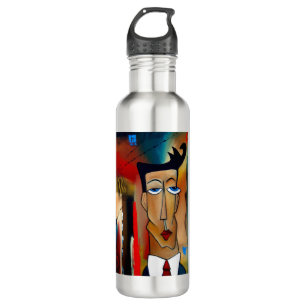 Botella de agua personalizado (24 oz), acero inoxi