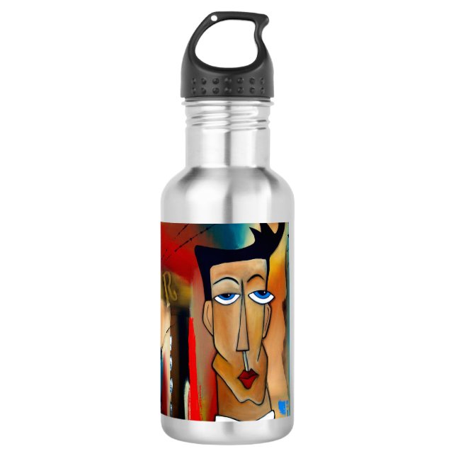 Botella de agua personalizado (24 oz), acero inoxi (Anverso)