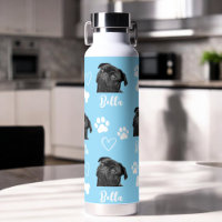 Personalizado azul Amo Paw Impresión Perro Perro E