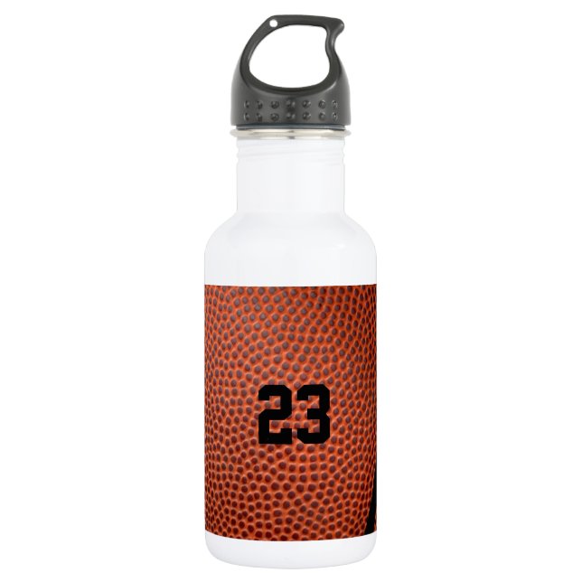 Botella De Agua Personalizado Baloncesto (Anverso)