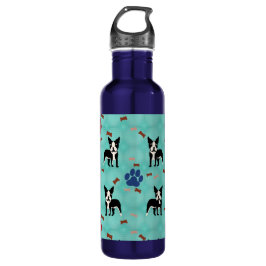 Botella De Agua Personalizado Boston Terrier