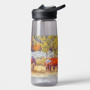 Botella de agua personalizado: Caballos salvajes C
