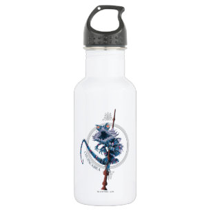 Botella De Agua Personalizado Chupacabra y anciana Wand
