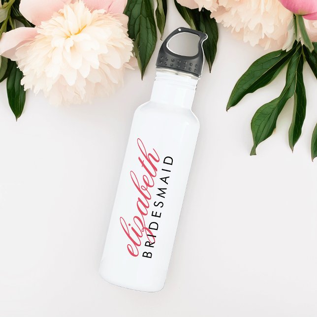 Botella De Agua Personalizado Color Bridesmaid (Subido por el creador)