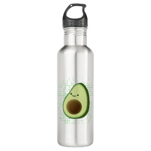 Botella De Agua Personalizado Cute Aguacate Con Antecedentes De Pr