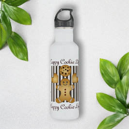 Botella De Agua Personalizado Cute Gingerbread Man Cookie Kilos