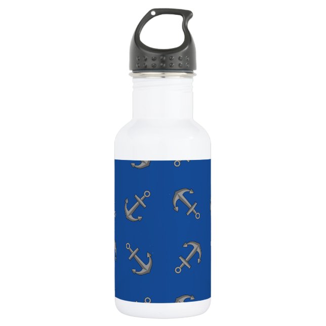 Botella De Agua Personalizado de anclaje de barco (Anverso)