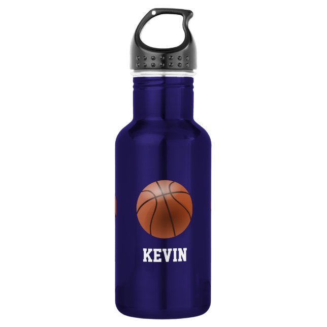 Botella De Agua Personalizado de baloncesto (Anverso)