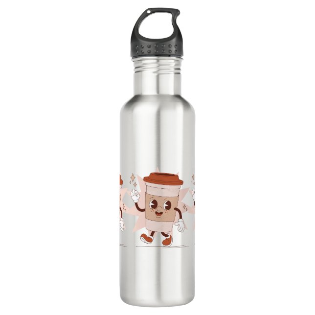 Botella De Agua Personalizado de café de juego suave (Anverso)