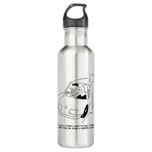 Botella De Agua Personalizado de cámara de velocidad divertida mue