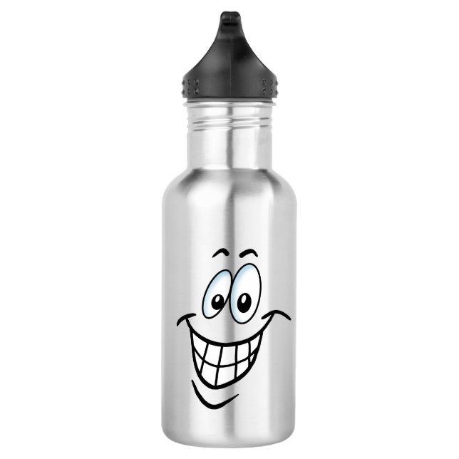 Botella De Agua Personalizado de caras sonrientes (Derecha)